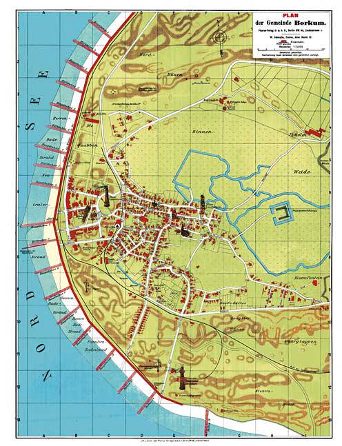 Borkum 1920 und 1927