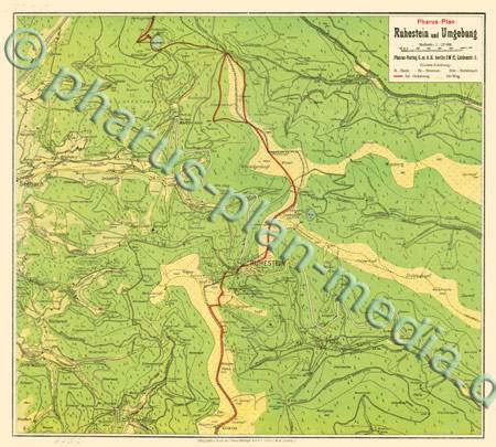 Ruhestein 1925 - Kurhaus - Reproduktion, gefalzt, schwarz-weiß