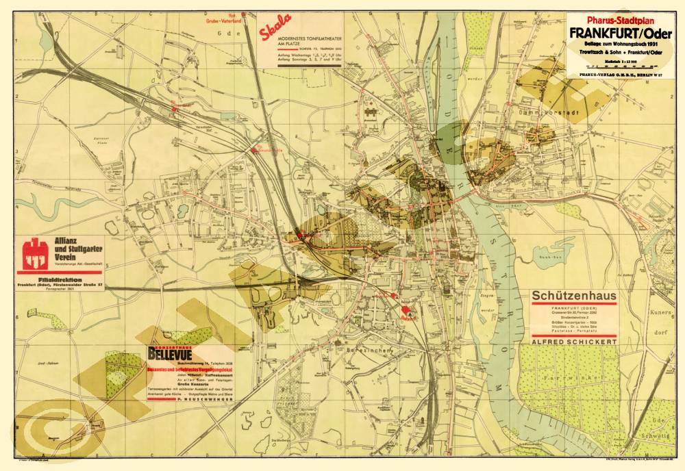 Frankfurt (Oder) 1931 - Słubice 1931