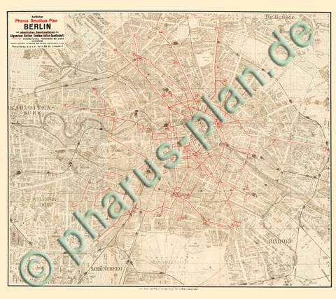 Berlin 1909, Omnibus-Plan