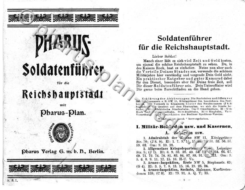 Berlin 1907 - Soldatenführer