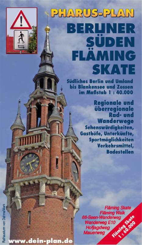 Freizeitkarte Berliner Süden und Fläming-Skate
