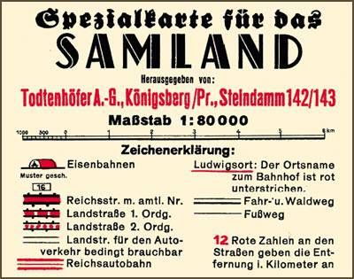 Samland 1938