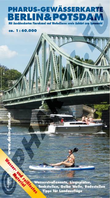 Gewässerkarte Berlin und Potsdam